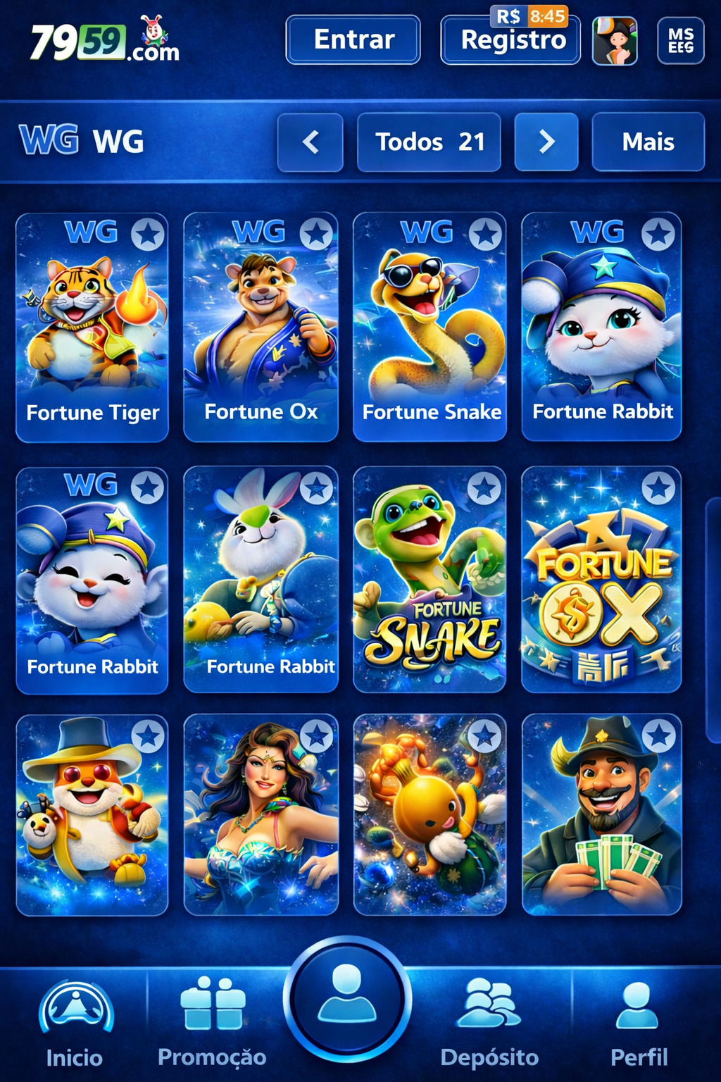 fortune rabbit bet de 20 